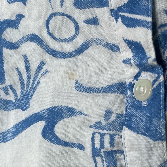 Vineyard Vines halter lighthouse fit flare Dress blue white 47150 - Picture 14 of 16